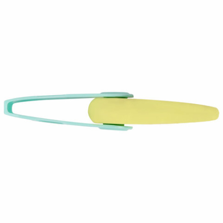 Ластик BRAUBERG "ULTRA PASTEL", 57х24х15 мм, пастельные цвета ассорти, бирюзовый пластиковый держатель, 272688