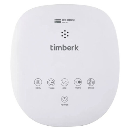 Охладитель воздуха колонный TIMBERK T-SAC02RC, 4 в 1, 3 режима, 50 Вт, бак 3 л, пульт ДУ, дисплей, белый