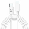 Кабель USB Type-C-Type-C, 60 Вт, белый, 2 м, DEFENDER F182, 87538