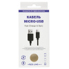 Кабель USB – micro USB 2.0, 1 м, RED LINE, для подключения портативных устройств и периферии, черный, УТ000002814