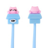 Ручка фигурная силиконовая шариковая FUNSTER (ФАНСТЕР) "SILICONE MIX", СИНЯЯ, корпус ассорти, узел 0,7 мм, линия письма 0,35 мм, 144370