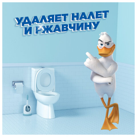 Средство для сантехники/уборки туалета 900 мл, ТУАЛЕТНЫЙ УТЕНОК Супер Сила "Видимый Эффект", 696894