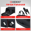 Сумка спортивная HEIKKI TRAVEL (ХЕЙКИ) с отделением для обуви, 7 карманов, темно-серая, 23х48х25 см, 272628