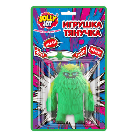 Игрушка-антистресс "ЛЕСНОЙ МОНСТР", 14 см, ассорти 4 вида, JOLLY JOT (ДЖОЛЛИ ДЖОТ), 665779