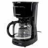 Кофеварка капельная SONNEN CM1095, 900 Вт, объем 1,8 л, подогрев кофе, противокапельная система, черная, 456334