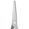 Ножницы BRAUBERG KIDS 130 мм, ручки мятные, закругленные лезвия с линейкой, 274062
