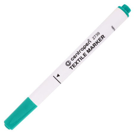 Маркеры для ткани 6 ЦВЕТОВ CENTROPEN "Textile Marker", круглый наконечник, 1,8 мм, 2739/6, 5 2739 0610