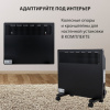 Обогреватель-конвектор SONNEN TEPLO-10, 1000 Вт, Х-образный нагревательный элемент, черный, сделано в России, 457627