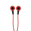 Наушники проводные внутриканальные с микрофоном SONNEN EP-H47RB, 1,1 м, красные/черные, 514129