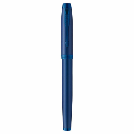 Ручка перьевая PARKER "IM Professionals Monochrome Blue", синий металлик, нержавеющая сталь, синяя, 2172964