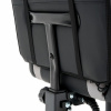 Кресло компьютерное CROMEX (КРОМЕКС) "Quantum GM-155 RGB", подсветка, две подушки, экокожа, черное/красное/серое, 532955