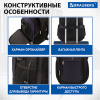 Рюкзак BRAUBERG FUNCTIONAL с отделением для ноутбука, 2 отделения, крепление на чемодан, "Practic", 48х20х32 см, 229874
