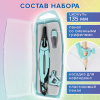 Готовальня BRAUBERG ULTRA, 4 предмета: циркуль 135 мм, запасной грифель, насадка, мятный цвет, 210824