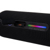 Колонка портативная влагозащищенная KAIGO (КАЙГО) BT16T, 10 Вт, Bluetooth, Micro SD, AUX, RGB, TWS, IPX7, черная, 514225