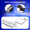 Степлер брошюровочный №24/6, 26/6 BRAUBERG "Universal", до 25 листов, черный, 220942