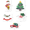 Украшение елочное (1 шт.) "Xmas Toys" 11х9,5 см, полимерная глина, 5 дизайнов, ЗОЛОТАЯ СКАЗКА