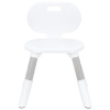 Стул детский растущий BRABIX KIDS CC-001, 2-8 лет, пластик серый + белый, 533293