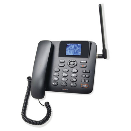 Телефон сотовый офисный TEXET FX-200, 2 SIM, 2,4", 512 Мб, microSD, FM, MP3, Bluetooth, спикерфон,черный, 127315